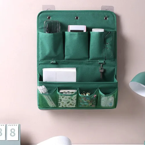 Miniatura 5 de Bolsa de almacenamiento colgante para el hogar, accesorios de baño, puerta de pared, armario, dormitorio, organizador de tela, accesorios de cocina