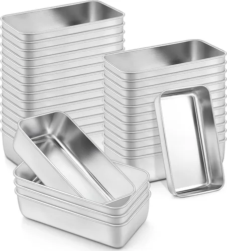 Miniatura 27 de Onader Molde para pan para hornear, sartén profunda de acero inoxidable de 9 x 5 pulgadas