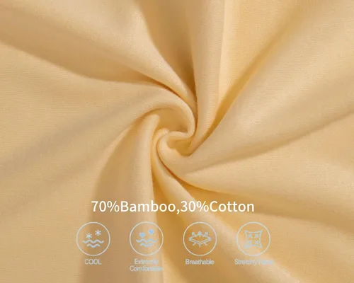 Miniatura 7 de Pijama de rayón de bambú con pies para bebé, de una pieza, manga larga, con cremallera de 2 vías, para niños y niñas