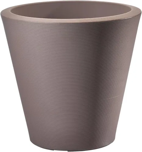 Miniatura 16 de Crescent Garden Madison Planter– Maceta resistente a la intemperie, doble pared para interiores y exteriores con orificio de drenaje, contenedor