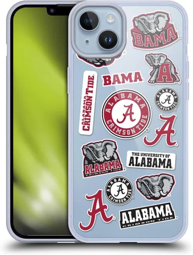 Miniatura 168 de Head Case Designs Funda de gel suave con licencia oficial de la Universidad de Alabama UA Collage compatible con Apple iPhone 13 Pro Max