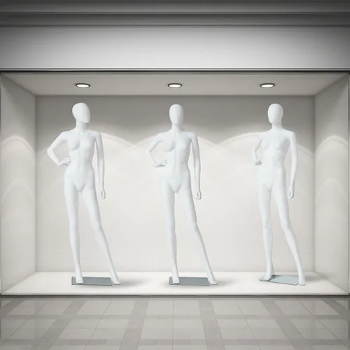 Miniatura 9 de kinbor Maniquí femenino de cuerpo completo – Maniquíes minoristas de 70 pulgadas con soporte de modelo con base de metal para costura, exhibición