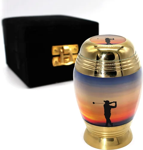 Miniatura 22 de Urna de cremación de ángel azul para cenizas hombre adulto – Urnas de cremación personalizadas para cenizas humanas, urnas decorativas para hombre