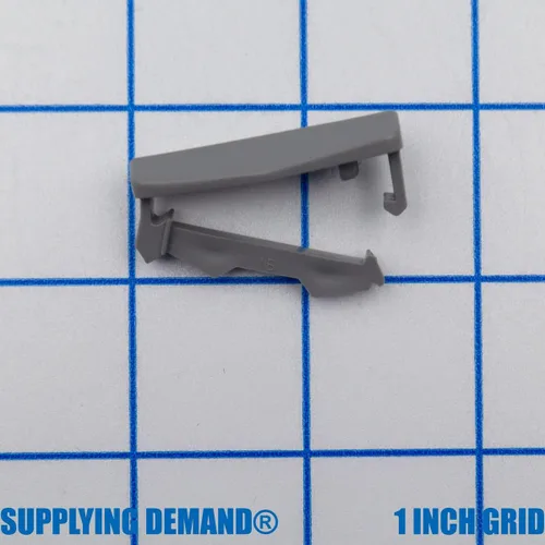Miniatura 2 de Supplying Demand 5304440996 5304506510 Reemplazo de la tapa del extremo del riel deslizante del lavaplatos gris