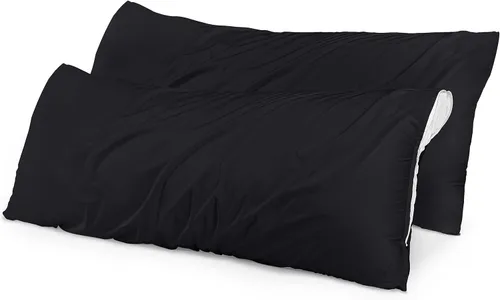 Miniatura 32 de Utopia Bedding Protector de almohada impermeable, con cremallera, paquete de 2, beige, estándar, funda de almohada a prueba de chinches, de 20 x 26