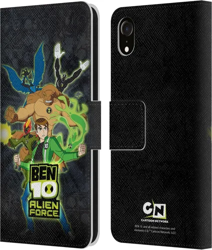 Miniatura 8 de Head Case Designs Officially Licensed Ben 10: Alien Force Ben's Jacket Graphics Leather Wallet Case Compatible with Apple iPhone XR