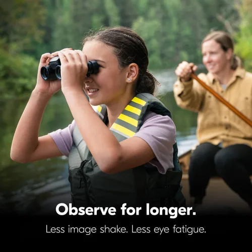 Miniatura 4 de Nikon Prismáticos estabilizados de 10 x 25 – Estabilización óptica de imagen, visión sin borrosidad, diseño impermeable, aumento de 10x para caza