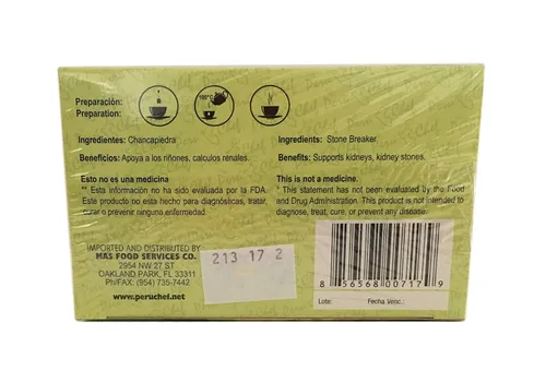 Miniatura 4 de 2 cajas de té Stone Breaker Tea Help Kidney Stone Te Chancapiedra 20 bolsas de té
