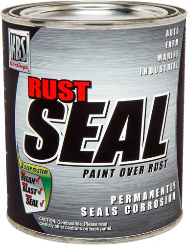 Revestimiento para eliminar el óxido RustSeal KBS, Negro satinado Brillo negro