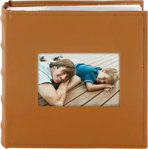 Miniatura 15 de Golden State Art, álbum de fotos de cuero sintético con capacidad para 200 fotos de 4 x 6 pulgadas con espacio para escribir notas, ideal para bodas