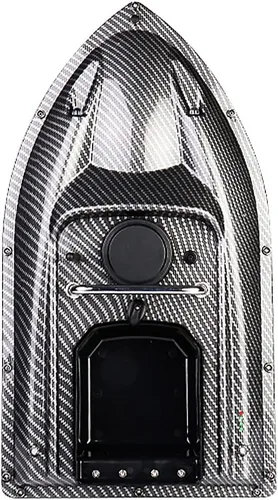 Miniatura 6 de Barco de cebo a control remoto para pesca, rango de 547 yardas, carga de 4.4 lbs, retorno automático, larga duración de la batería, perfecto