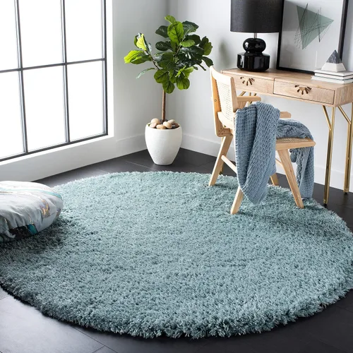 Miniatura 14 de SAFAVIEH Flokati Shag Collection - Alfombra decorativa, 2 pies 3 pulgadas x 4 pies, color marfil, diseño sólido, no desprende pelusa y de fácil