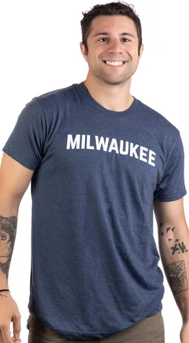 Miniatura 2 de Milwaukee - Camiseta clásica retro gris de Wisconsin Beer Brew Pride para hombre y mujer