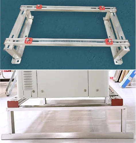 Miniatura 4 de Soporte para manipulador de aire, base de bomba de calor, soporte de suelo para aire acondicionado mini dividido sin conductos, soporte