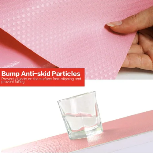 Miniatura 4 de Paquete de 10 alfombrillas para refrigerador, forros lavables para refrigerador, fáciles de limpiar, antideslizantes, sin BPA, colorido