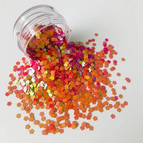 Miniatura 24 de Paquete de 0.35 onzas por paquete, astilla de 0.47 pulgadas con purpurina de huesos grandes, para festivales, rave, maquillaje, rostro, cuerpo