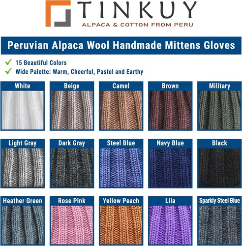 Miniatura 6 de TINKUY Peru Alpaca Wool Men's & Women's Warm Soft - Cuffed Slouchy - Beanie Hat