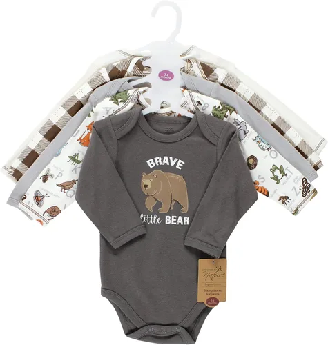 Miniatura 2 de Touched by Nature unisex-baby Organic Cotton Long-sleeve Bodysuits