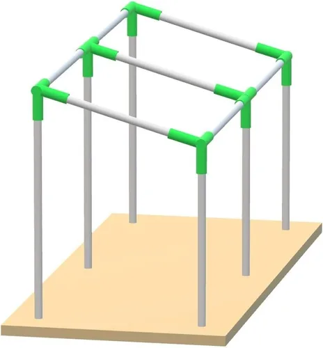 Miniatura 10 de GoodsZone - Kit de accesorios para toldo de 1-3/8" pulgadas, para techo inclinado, cochera, cenador, inclinable a cobertizo, conectores para marco