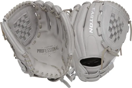 Miniatura 29 de Easton Guantes de sóftbol de lanzamiento rápido de la colección profesional Tamaños 11.5" - 13" Múltiples estilos Tela tejida dividida