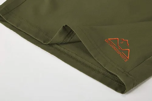 Miniatura 5 de TBMPOY Pantalones cortos de senderismo para hombre, 7 pulgadas, secado rápido, para gimnasio, deportes al aire libre, bolsillos cortos con cremallera
