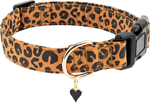 Miniatura 20 de Faygarsle Collar de Algodón para Perro Lindos Collares para Perros Pequeños Medianos Grandes Opciones de Colores Florales Púrpura Amarillo Collares