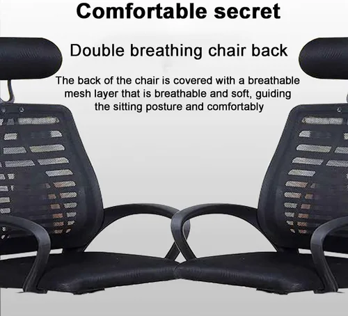 Miniatura 6 de Gaming Chair Ergonomic Computer Chair with Headrest and Lumbar Support, Ergonomic Mesh Desk Chair PC Game Chair for Home Office Study Bedroom Pink
