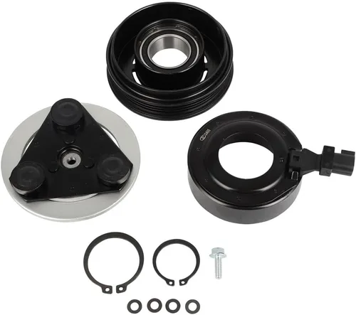 Miniatura 34 de CCIYU Embrague del compresor de CA para el coche 2001 2002 2003 2004 2005-2006 para Hyundai Santa Fe 2.7L Aire acondicionado compresor embrague