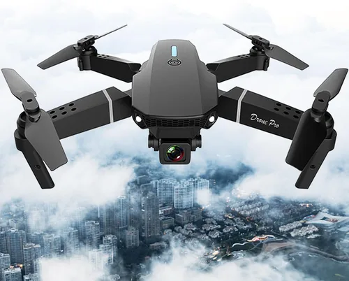 Miniatura 8 de Mini dron con cámara para adultos – Regalo de juguete de Navidad para principiantes de 14 años – Multirotores cuadricópteros RC UAV plegable