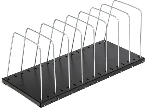 Miniatura 5 de Huron Alambre de acero ajustable vertical 8-Slot escritorio archivo archivador organizador almacenamiento