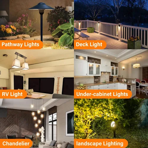 Miniatura 7 de TJOY Bombilla LED G4, Bombillas de Luz de Paisaje de 12V, Repuesto de Bombilla Halógena T3 G4 de 20W-30W, Blanco Cálido 3000K, 2.5W 250LM G4 Base