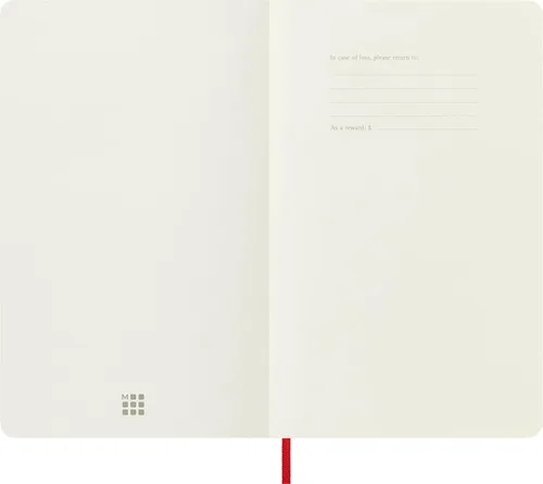 Miniatura 5 de Moleskine - Cuaderno clásico, tapa suave, grande (5 x 8.25 pulgadas), liso/en blanco, rojo escarlata, 192 páginas