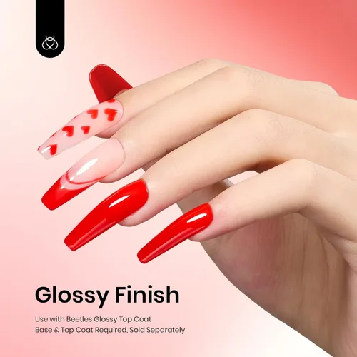 Miniatura 3 de Beetles - Esmalte de uñas en gel, 1 unidad de 0.51 onzas fluidas (15ml), extracción por remojo, arte de uñas, estética de manicura, bricolaje, C