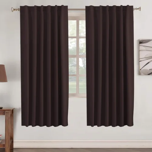 Miniatura 18 de Turquoize Cortinas Opacas para Tratamiento de Ventana con Trabillas Traseras para Sala de Estar/Dormitorio, Tratamientos de Ventana con Aislamiento