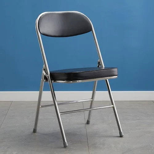 Sillas de comedor modernas, silla auxiliar tapizada para el hogar, con acabado mate, silla de comedor plegable con respaldo abierto, silla sin