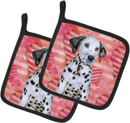 Miniatura 132 de Caroline's Treasures BB9655PTHD - Juego de soportes para ollas de cocina resistentes al calor, almohadillas calientes para horno, 7 1/2 x 7 1/2
