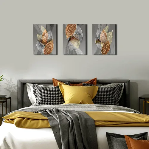 Miniatura 2 de Lienzo decorativo de pared para sala de estar, decoración de pared familiar, cocina, baño, dormitorio, decoración moderna de pared, pinturas negras