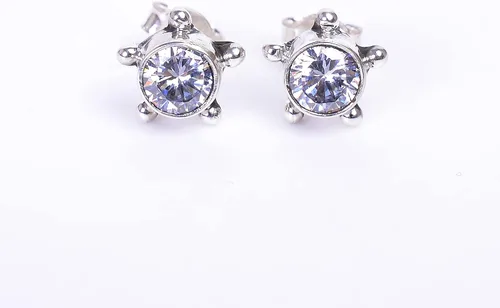 Miniatura 70 de Round Gemstone Stud Design 2