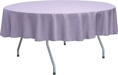 Miniatura 9 de ULTIMATE TEXTILE Mantel redondo reversible Shantung Satin Majestic de 72 pulgadas, color verde salvia