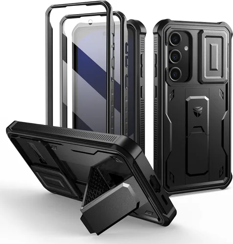 Miniatura 67 de Dexnor Funda para Samsung Galaxy S24 con Cubierta Deslizante Integrada para Cámara y Protector de Pantalla y Soporte, Funda Resistente a los Golpes