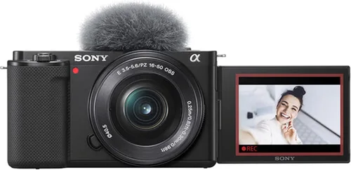 Miniatura 6 de Sony Cámara sin espejo ZV-E10 con lente E PZ 0.630-1.969 in f/3.5-5.6 OSS + lente E 2.165-8.268 in f/4.5-6.3 OSS + 2 memoria de 64 GB + funda +