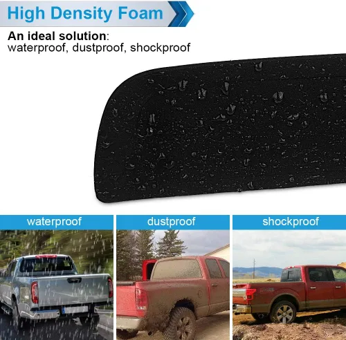 Miniatura 6 de Junta de luz de freno trasera compatible con 2014-2018 Chevy Silverado 1500 GMC Sierra 2500HD 3500HD, adhesivo de un solo lado