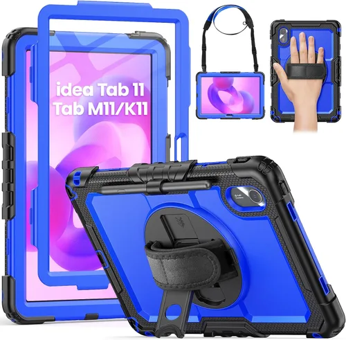Miniatura 17 de HXCASEAC Funda para Lenovo Tab One de 8.7 pulgadas (TB-305FU) con protector de pantalla, soporte para bolígrafo, correa de mano, soporte ajustable