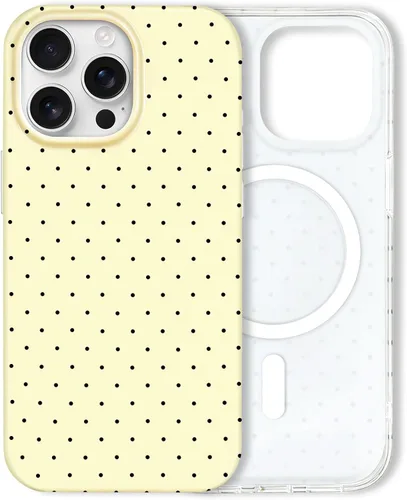 Miniatura 90 de Hython Funda para iPhone Air, diseño estético de lunares lindos, funda simple de 6.5 pulgadas, delgada, antiarañazos, parachoques de TPU suave, a