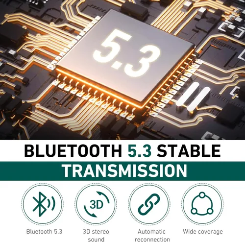 Miniatura 4 de Receptor USB Bluetooth para automóvil, receptor de audio Bluetooth 5.3, adaptador USB de 0.138 in, adaptador de audio ajustable con pantalla LED