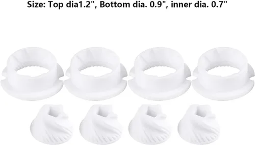 Miniatura 5 de iiniim 4 piezas de molinillo de café, núcleo de molienda de cerámica, accesorios de molienda de pimienta, blanco, talla única