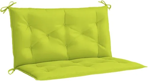 Miniatura 4 de Cojín de banco de jardín, color verde brillante, 39.4 pulgadas x 19.7 pulgadas + 19.7 pulgadas x 2.8 pulgadas, cojines de tela Oxford para sillas