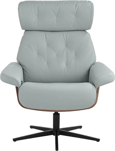 Miniatura 8 de Benchmaster Sillón reclinable y otomano giratorio ajustable color azul cielo Melia