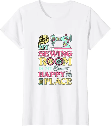 Miniatura 9 de Costura is my Happy Place diseño de una playera, mujer S, Arándano