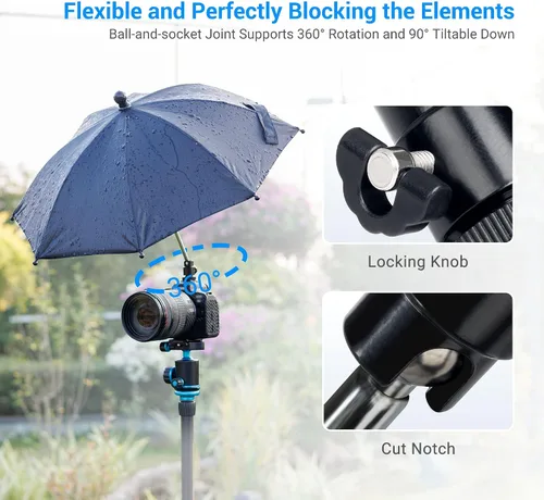 Miniatura 3 de DSLR - Parasol para cámara sin espejo, para Canon EOS R100 R50 R8 R7 R10 R3 R6M2 R6V R5 C Rp R Rebel T8i T7 90D A7RVI A7R VI A7RV A7 IV A7S III II